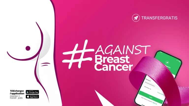 Supporting the fight against breast cancer with Transfergratis