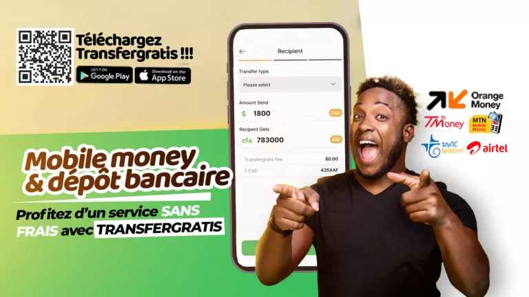 Mobile money et dépôt bancaire : Profitez d’un service sans frais avec Transfergratis